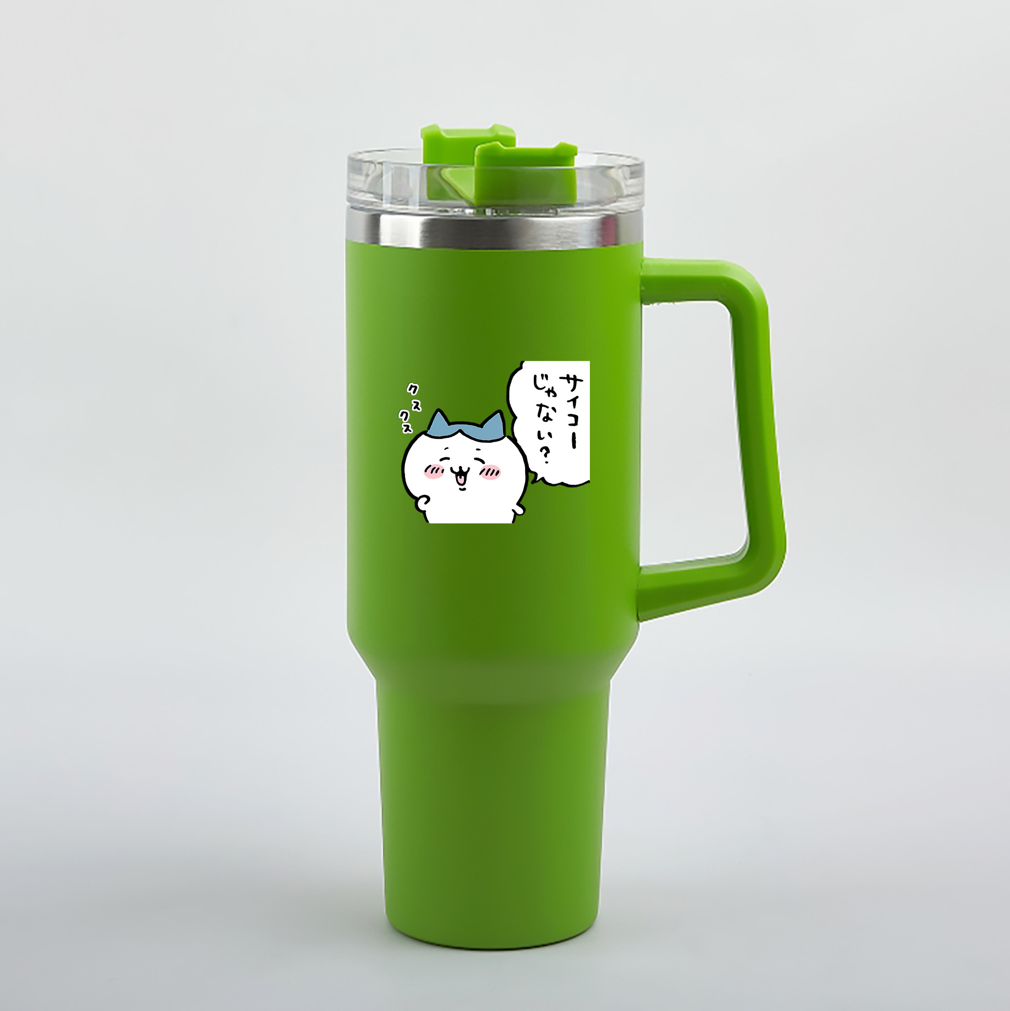 （画像用） ちいかわ ハチワレ Chii-kawa hachiware 1200mL車用タンブラー（カラープリント）